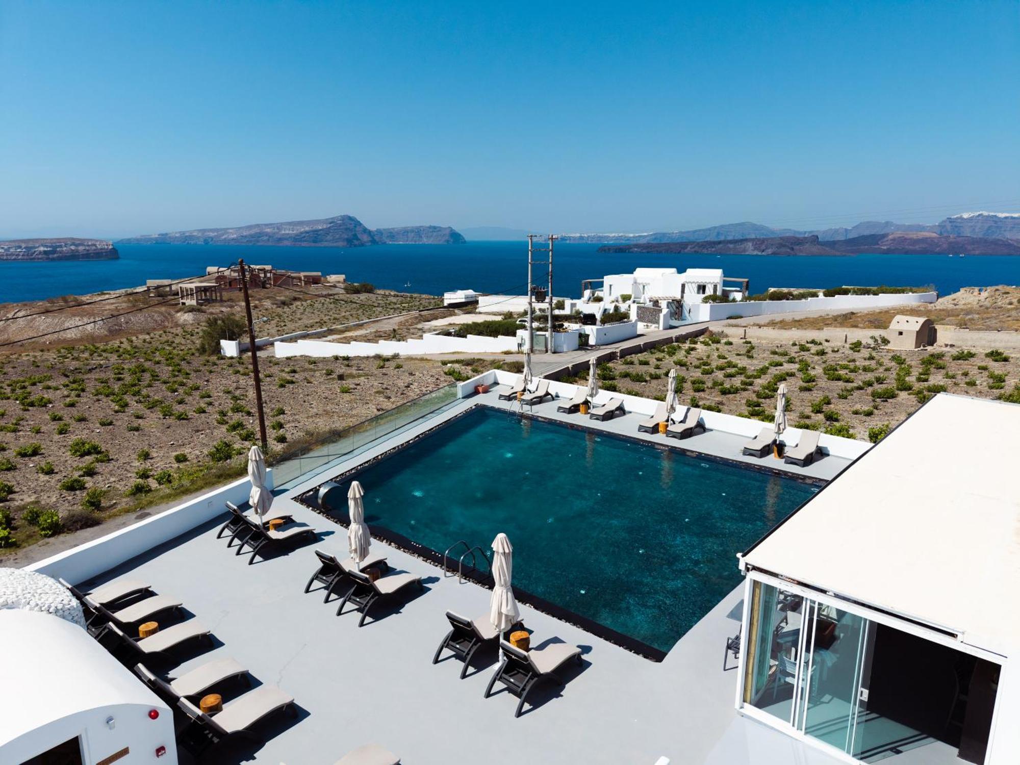 Serenita Luxury Suites Акротири Экстерьер фото
